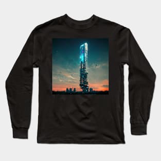 Holographic tower Long Sleeve T-Shirt